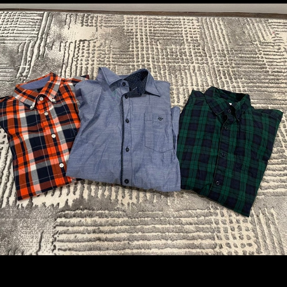 3 button down long sleeve Men’s shirts